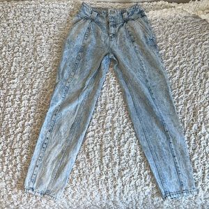 BDG high waisted retro acid washed jeans